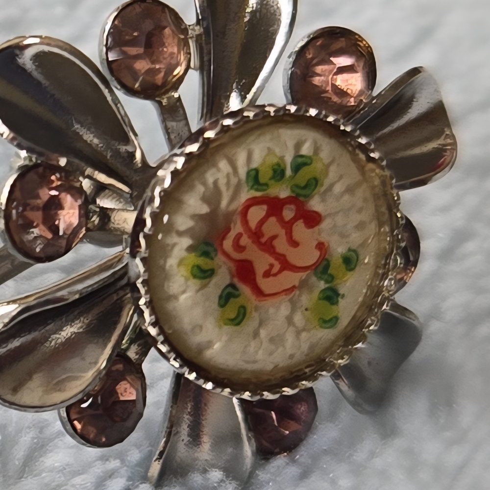 Vintage Guilloche Earrings